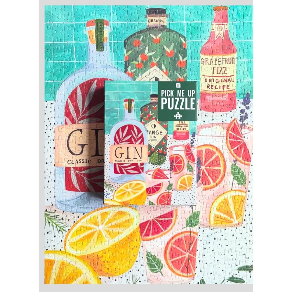 Pick Me Up Gin Puzzle By Talking Tables 500 Pieces NIB
